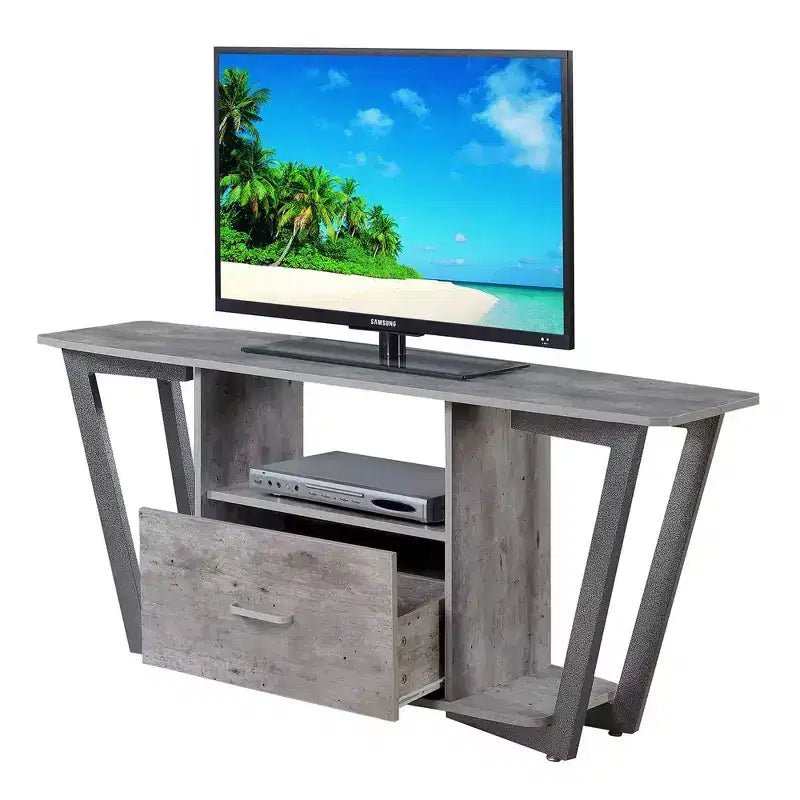 Mobile porta TV Graystone a 1 cassetto per TV fino a 60 pollici con ripiani - Breighton Home