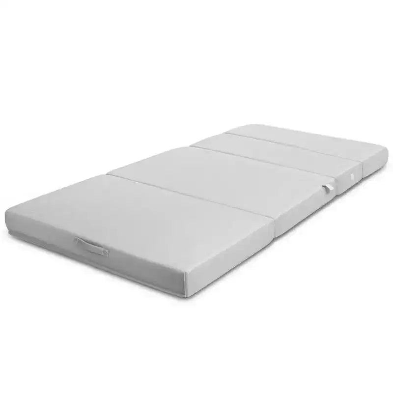 Costway 4 Twin XL Size Foam Folding Mattress Sofa Bed Guests Floor Mat Carrying Handles