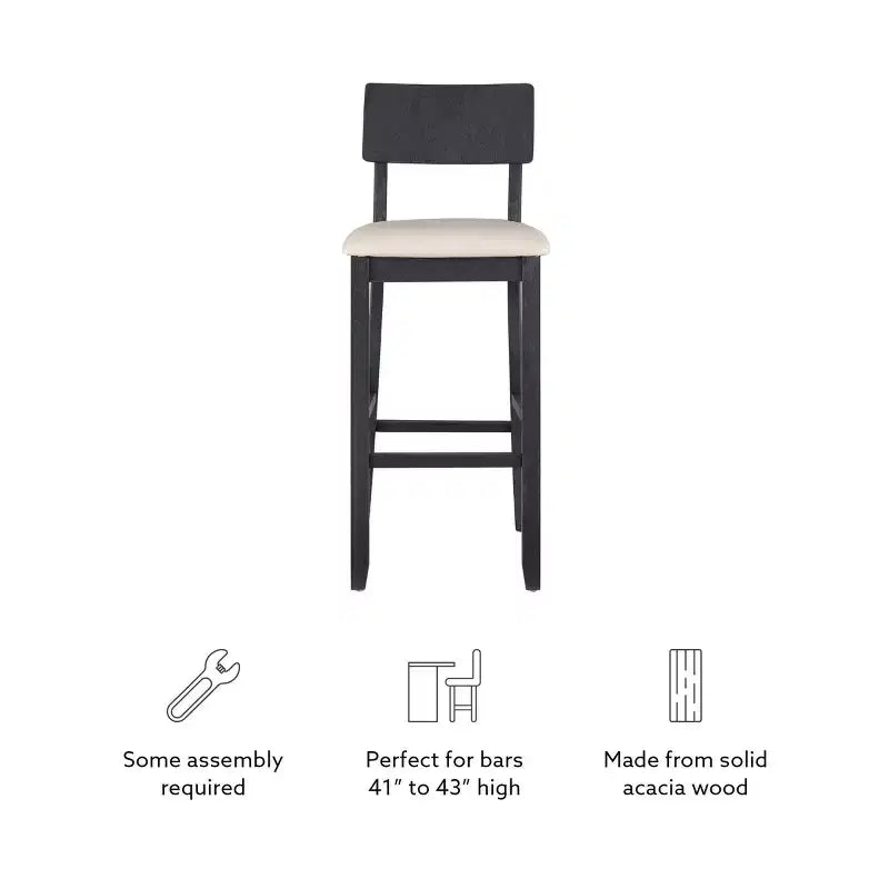 Sgabello da bar Jordan 29 - Linon
