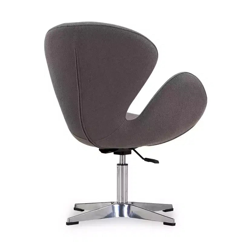Set di 2 sedie girevoli regolabili in similpelle color lampone - Manhattan Comfort