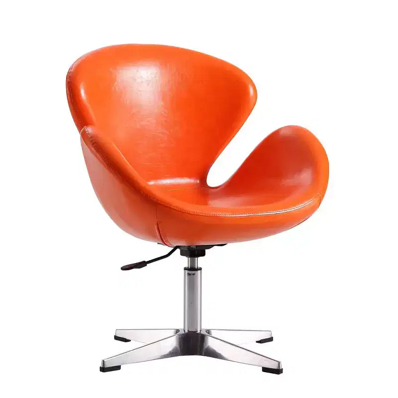 Set di 2 sedie girevoli regolabili in similpelle color lampone - Manhattan Comfort