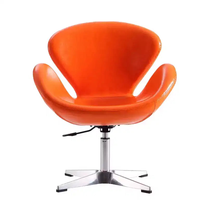 Set di 2 sedie girevoli regolabili in similpelle color lampone - Manhattan Comfort