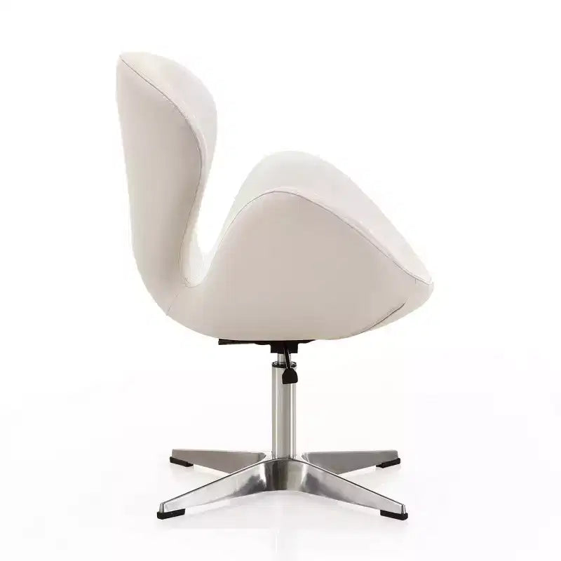 Set di 2 sedie girevoli regolabili in similpelle color lampone - Manhattan Comfort