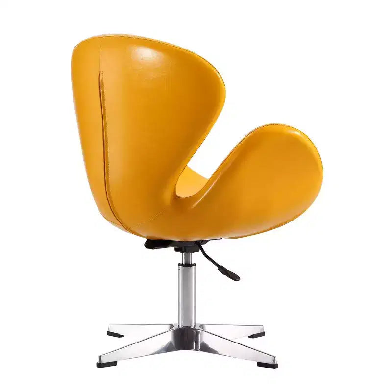 Set di 2 sedie girevoli regolabili in similpelle color lampone - Manhattan Comfort
