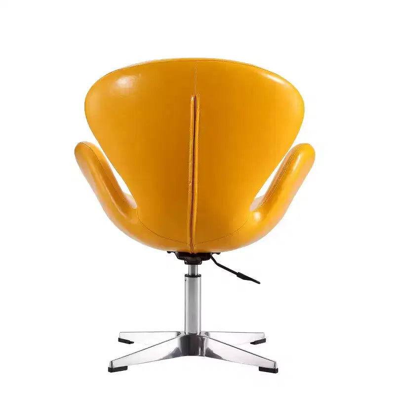 Set di 2 sedie girevoli regolabili in similpelle color lampone - Manhattan Comfort