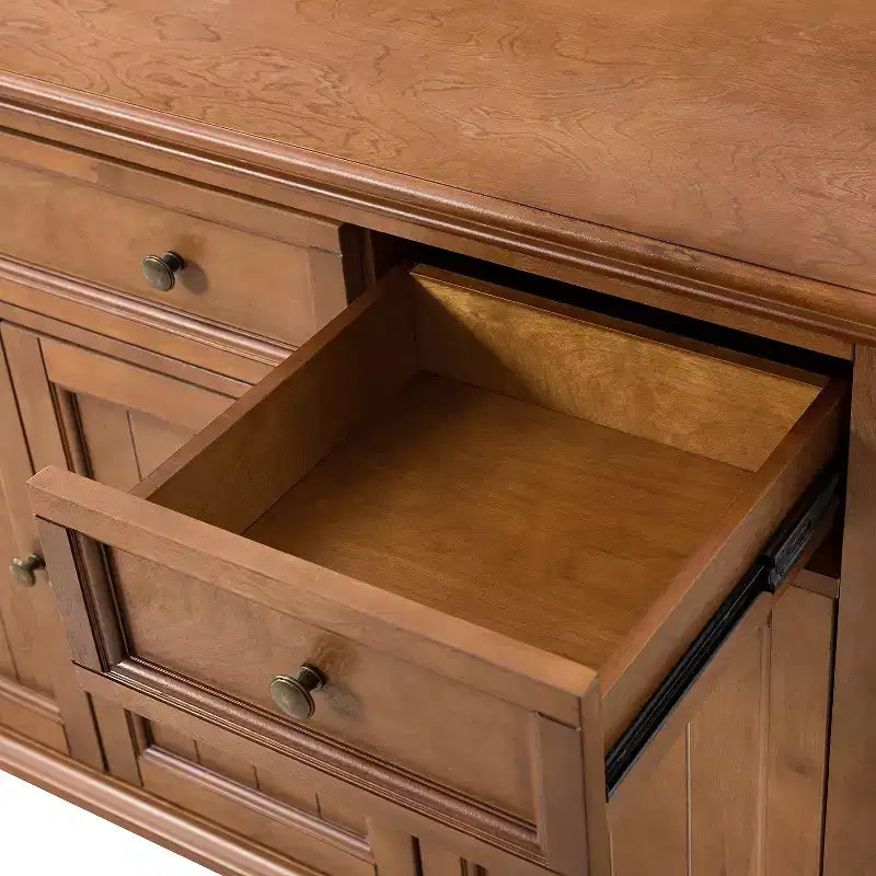 Madia tradizionale Rick 58 a 3 cassetti con gambe in legno massello| KARAT HOME