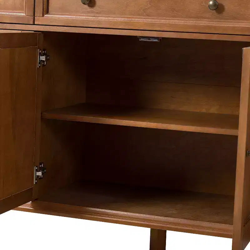 Madia tradizionale Rick 58 a 3 cassetti con gambe in legno massello| KARAT HOME