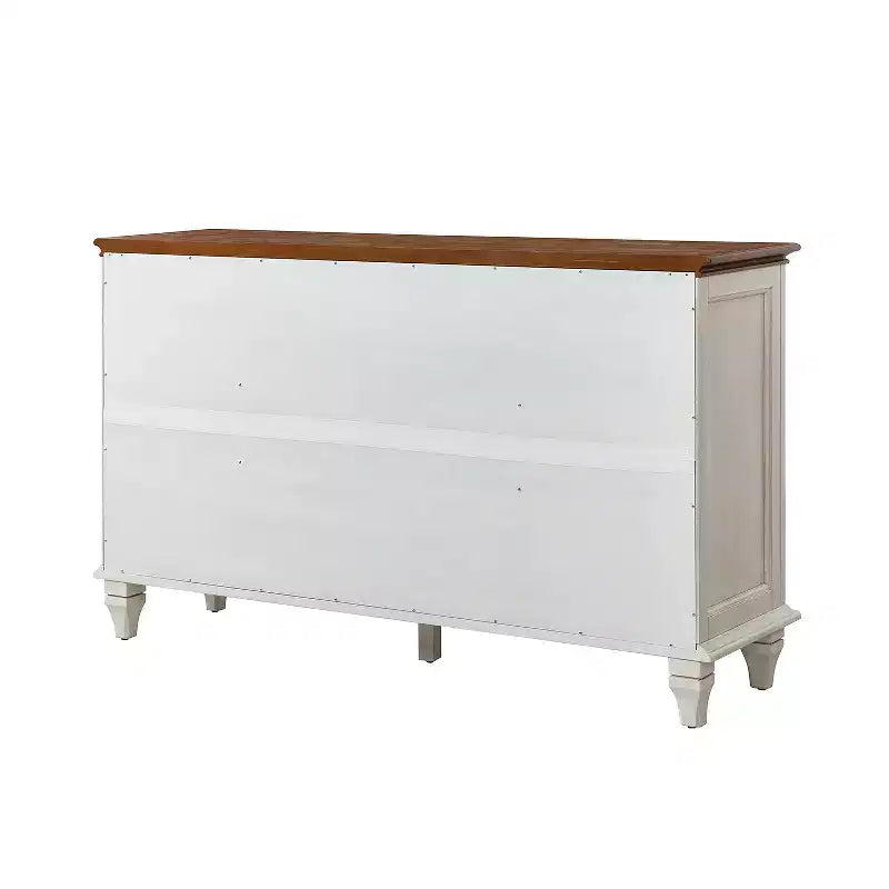 Madia tradizionale Rick 58 a 3 cassetti con gambe in legno massello| KARAT HOME