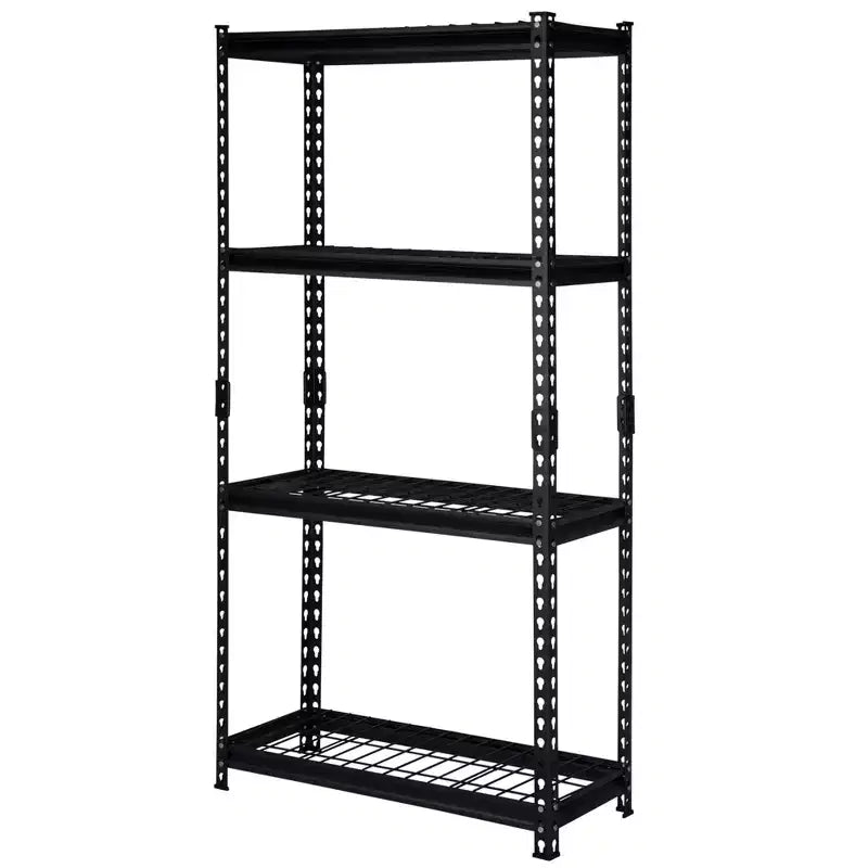 Pachira Adjustable Height 5-Shelf Steel Shelving Unit Utility Organizer Rack for Home, Office, and Warehouse