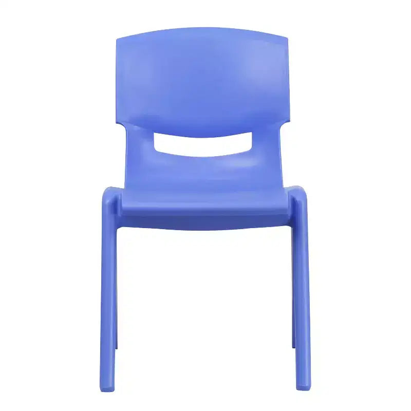 Sedia impilabile in plastica per scuola Emma e Oliver, confezione da 5, altezza seduta 39,4 cm