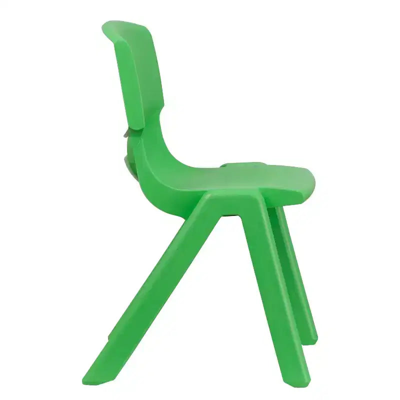 Sedia impilabile in plastica per scuola Emma e Oliver, confezione da 5, altezza seduta 39,4 cm