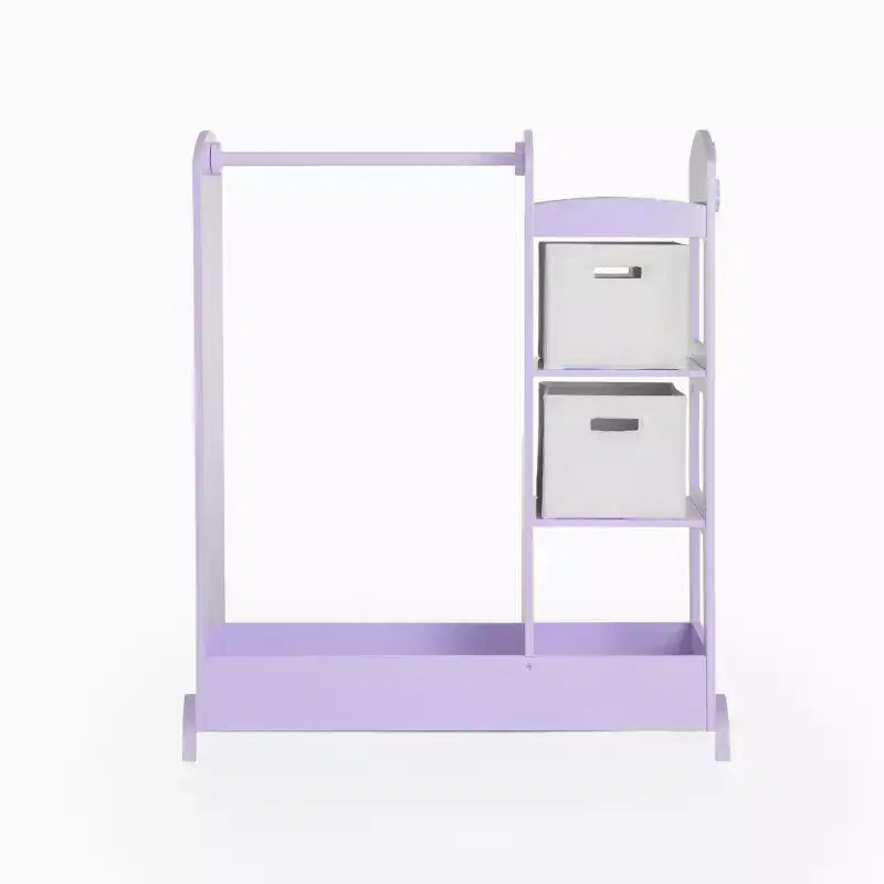 Guidecraft See and Store Dress Up Center: Mobile Porta-Abiti e Costumi per Bambini, Organizzatore Appendibile per Armadio con Specchio e Contenitori