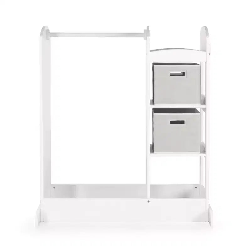 Guidecraft See and Store Dress Up Center: Mobile Porta-Abiti e Costumi per Bambini, Organizzatore Appendibile per Armadio con Specchio e Contenitori