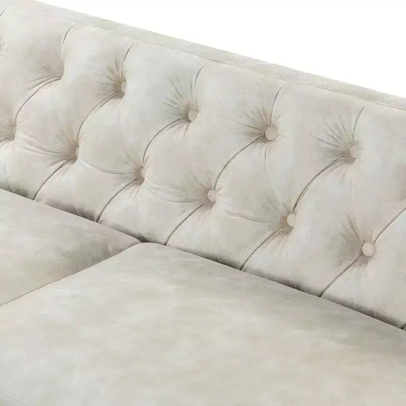 Divano contemporaneo Wales 84 con schienale trapuntato | ART OF LIVING DESIGNS