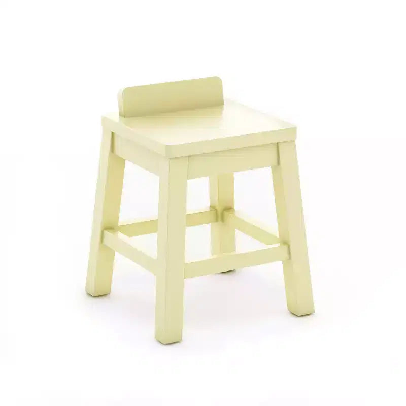 Martha Stewart Sgabelli Artigianali per Bambini Set da 2: Sedie in Legno Anti-ribaltamento per Tavolo Attività Bambini | Sgabelli per Tavolo da Gioco per Bambini