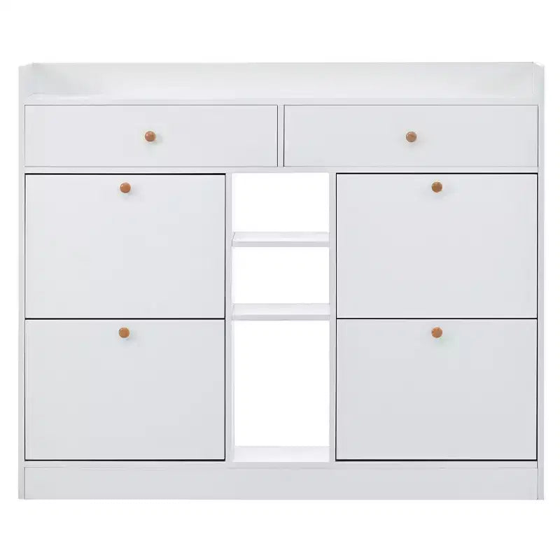 Scarpiera moderna multifunzionale con 4 cassetti a ribalta - ModernLuxe