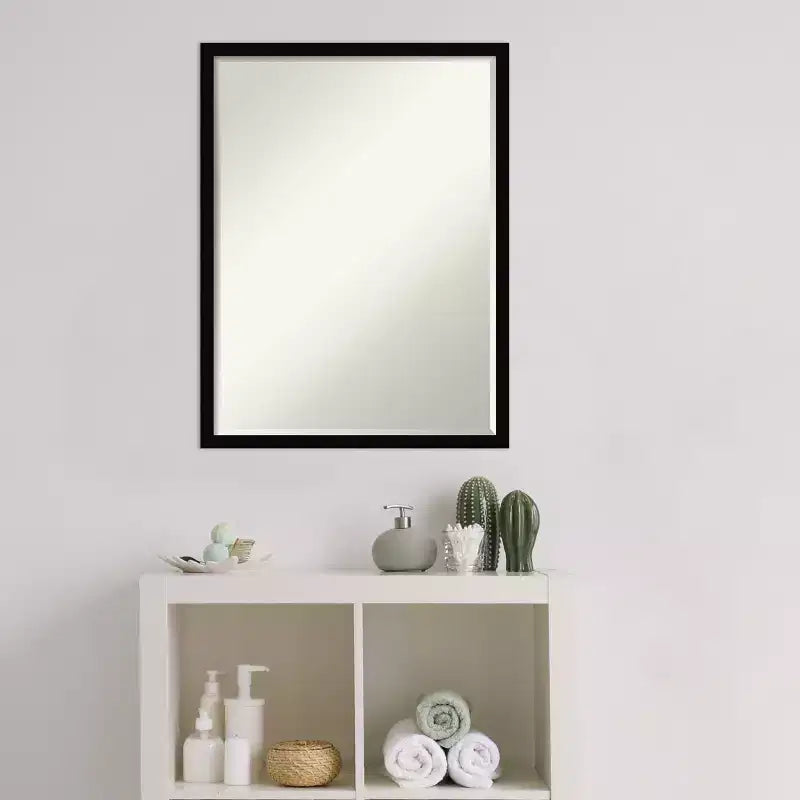 Specchio da parete per bagno Amanti Art Svelte Petite Bevel in legno