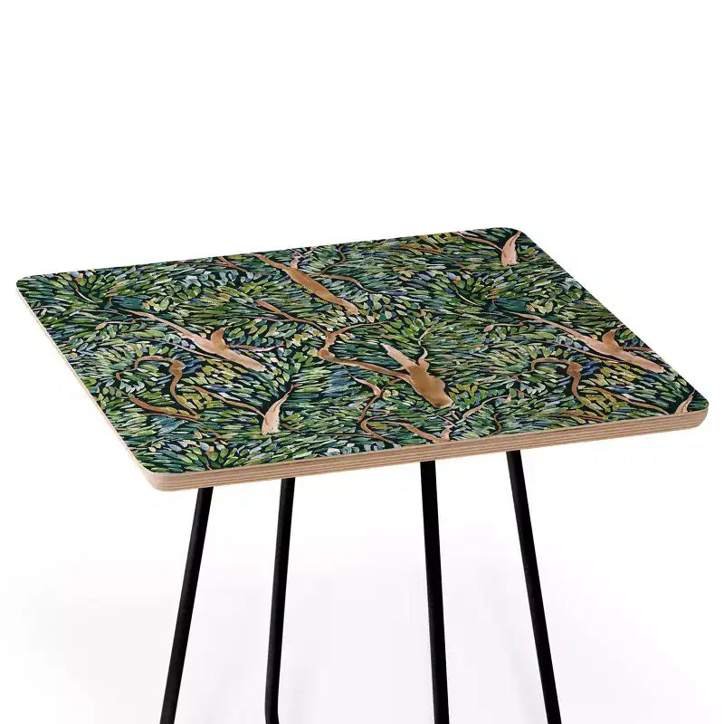 Jacqueline Maldonado Alberi Fauves Lato Oscuro Tavolo Quadrato - Deny Designs