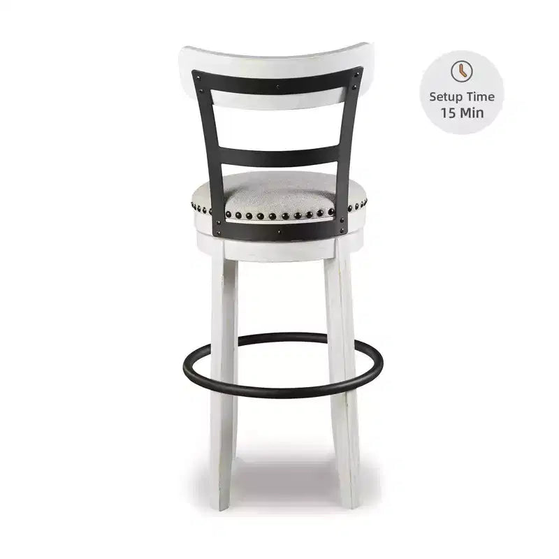 Sgabello da bar imbottito girevole Tall Valebeck - Design esclusivo Ashley