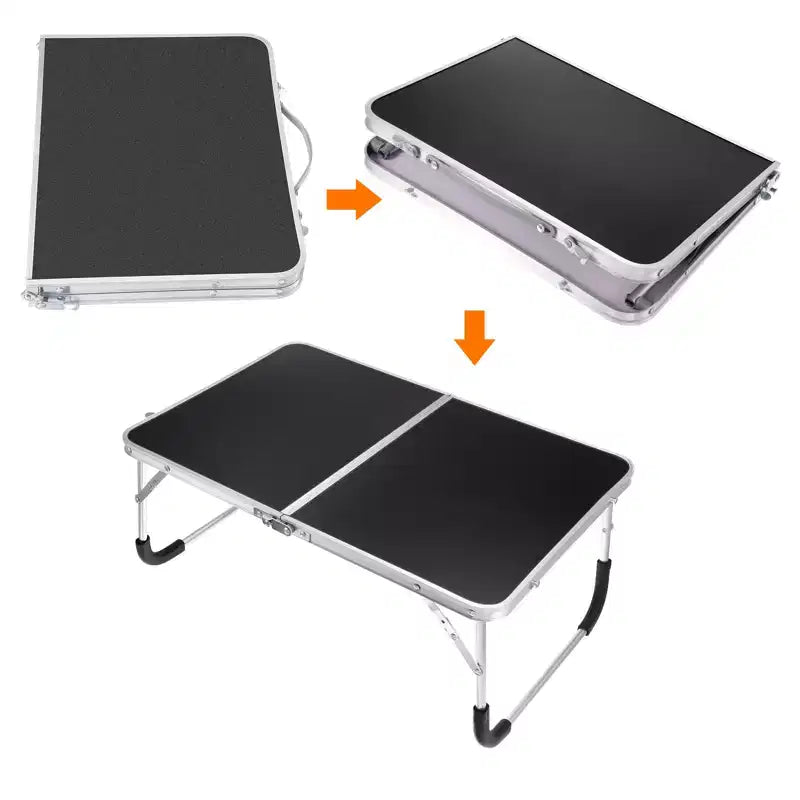 Unique Bargains Scrivania Pieghevole Portatile per Lettura Lavoro Laptop 24 x 16,1 x 10,6