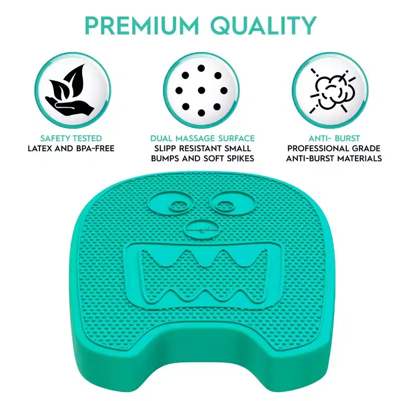 Cuscino Sensoriale Bouncyband Wiggle Seat, Mostro Menta