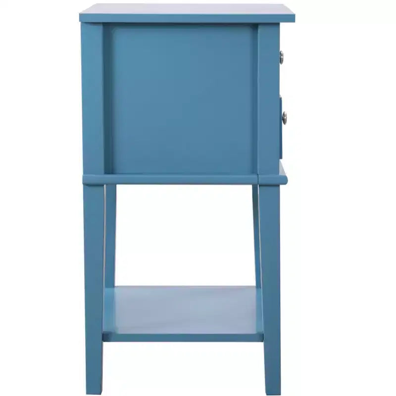 Comodino con 2 cassetti Newton di Passion Furniture (71 cm A x 56 cm L x 41 cm P)
