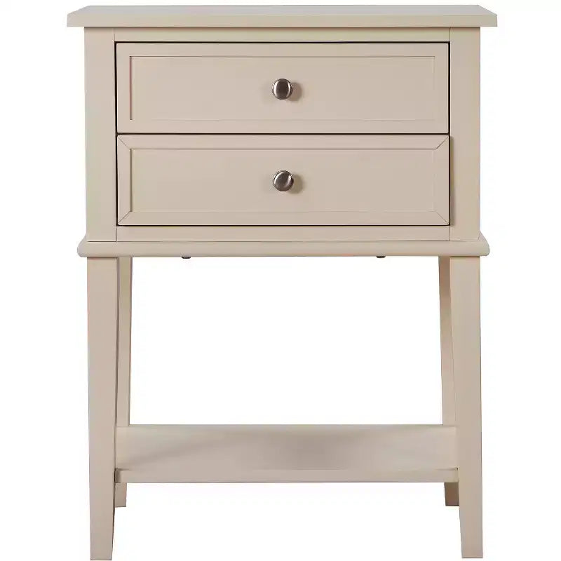 Passion Furniture Newton 2-Drawer Nightstand (28 in. H x 22 in. W x 16 in. D)