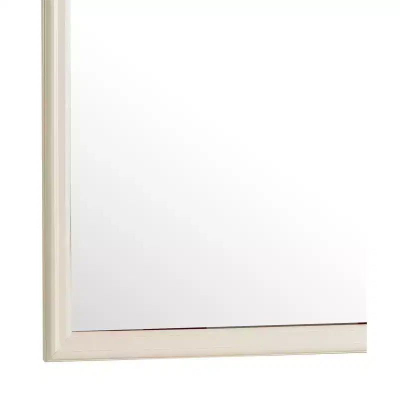 Passion Furniture Specchio da comò classico con cornice in legno, 38" x 38"