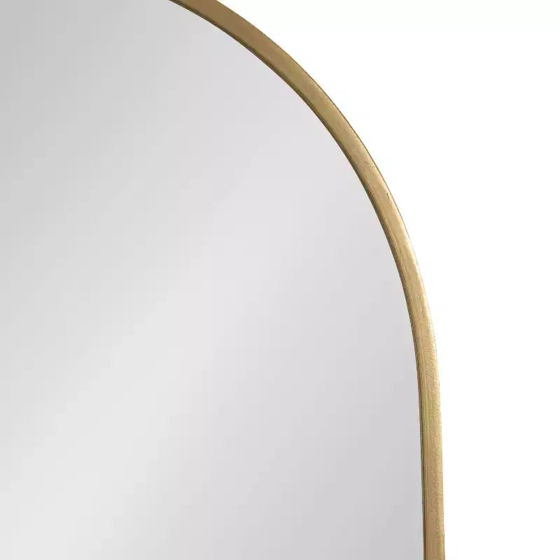 Specchio da Parete ad Arco Kate and Laurel Schuyler con Ganci, 20x31, Naturale