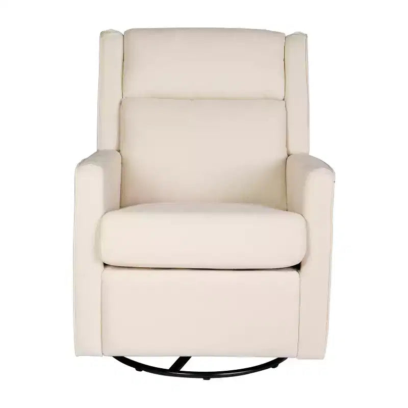 Poltrona reclinabile Flash Furniture Cash con base girevole, manuale girevole a 360 gradi, perfetta per soggiorno, camera da letto o cameretta dei bambini