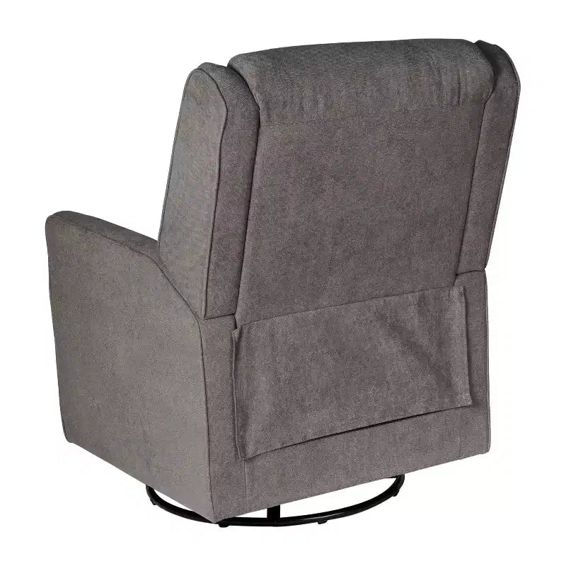 Poltrona reclinabile Flash Furniture Cash con base girevole, manuale girevole a 360 gradi, perfetta per soggiorno, camera da letto o cameretta dei bambini