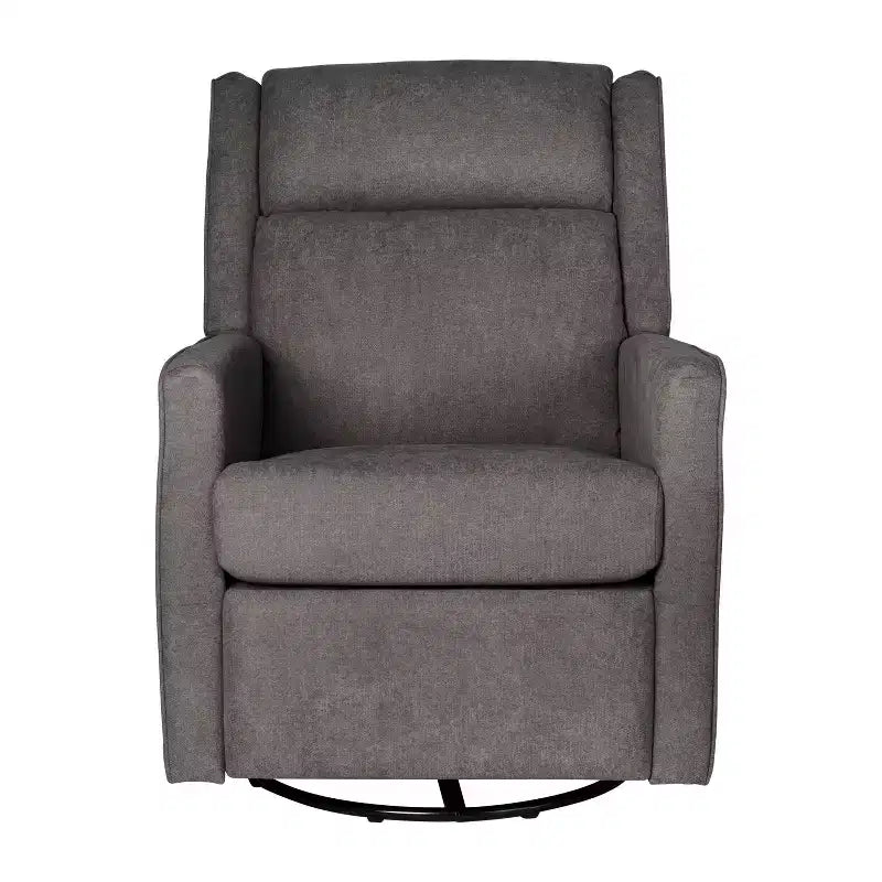 Poltrona reclinabile Flash Furniture Cash con base girevole, manuale girevole a 360 gradi, perfetta per soggiorno, camera da letto o cameretta dei bambini
