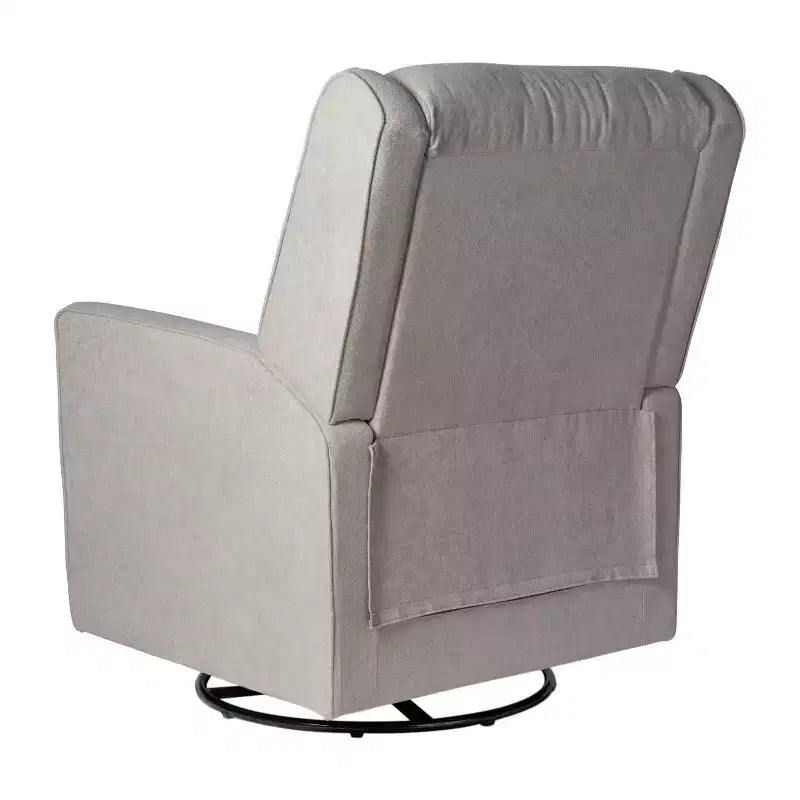 Poltrona reclinabile Flash Furniture Cash con base girevole, manuale girevole a 360 gradi, perfetta per soggiorno, camera da letto o cameretta dei bambini