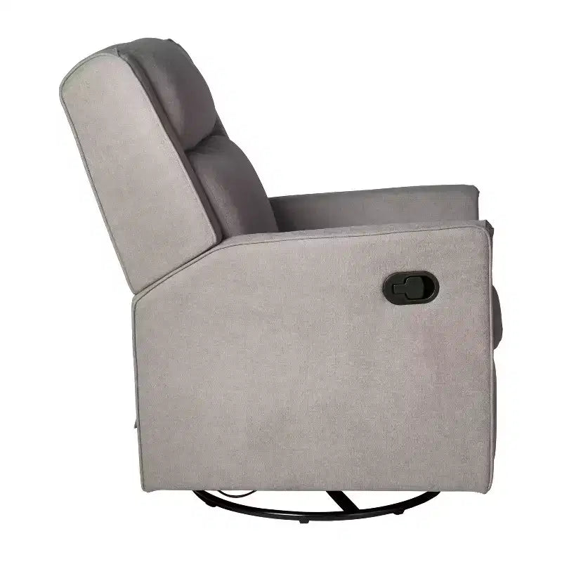 Poltrona reclinabile Flash Furniture Cash con base girevole, manuale girevole a 360 gradi, perfetta per soggiorno, camera da letto o cameretta dei bambini
