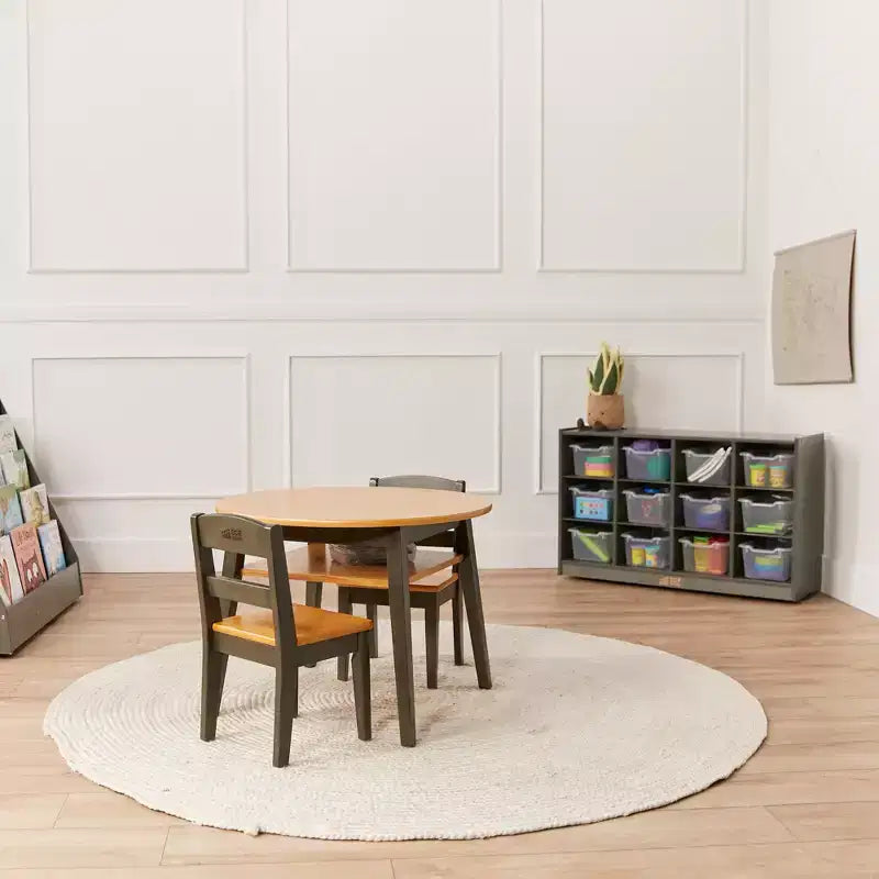 Mobile ECR4Kids con 12 scomparti per vassoi, 3x4, Arredo per la classe