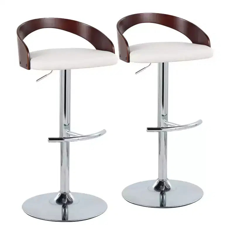 Set of 2 Grotto Adjustable Barstools - LumiSource