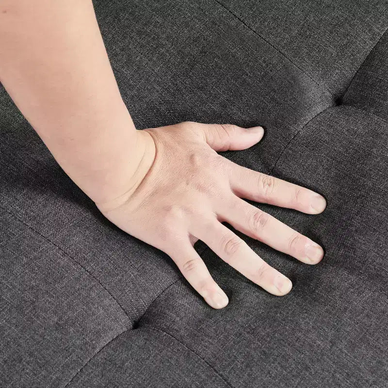 Divano Letto Futon Convertibile in Tessuto Yaheetech
