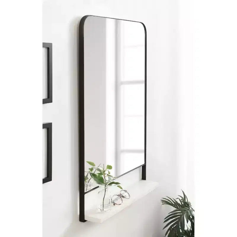 Specchio da parete ad arco Chadwin 20x34 con mensola - Kate & Laurel All Things Decor