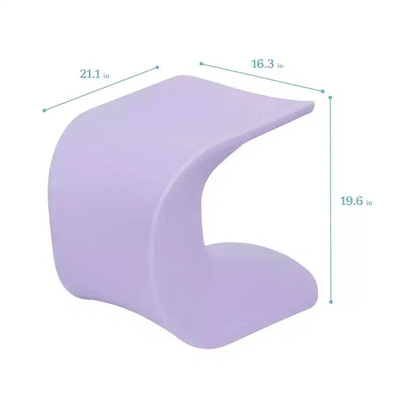 Sgabello a Trespolo ECR4Kids Wave Seat, Altezza Seduta 45.72 cm - 49.78 cm, Seduta Flessibile, Confezione da 2