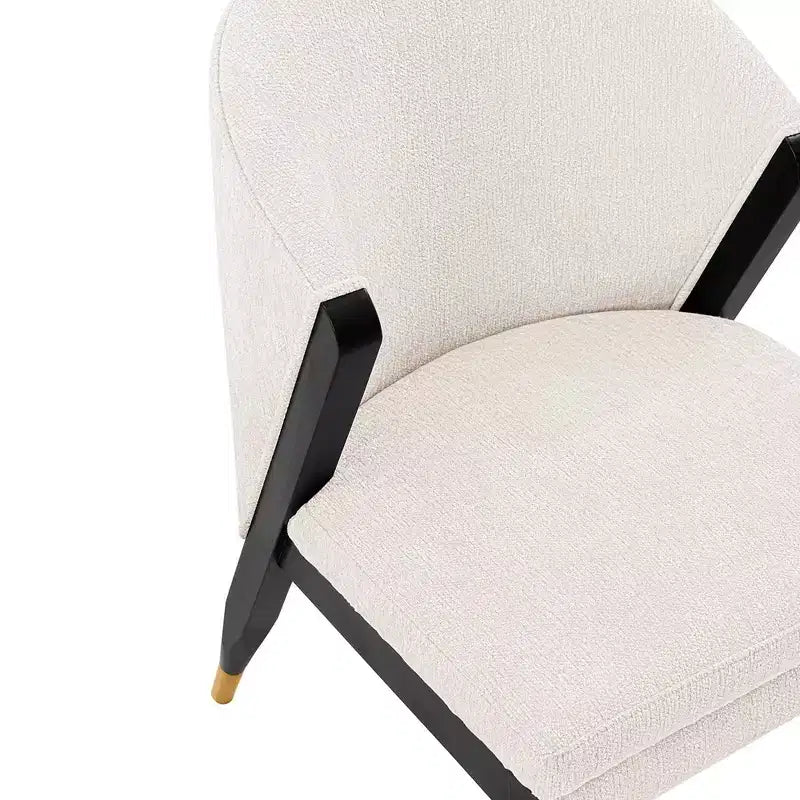 Set di 2 sedie da pranzo moderne Ola con rivestimento in bouclé - Manhattan Comfort