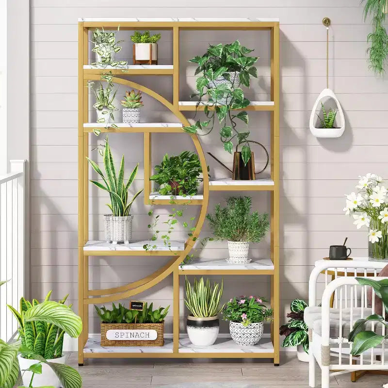 Libreria Lantine a 5 ripiani con 9 scomparti aperti