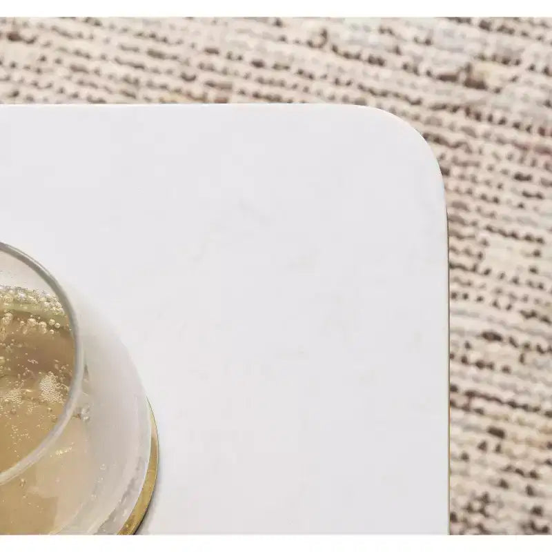 Tavolino da salotto Kate and Laurel Credele in marmo e metallo