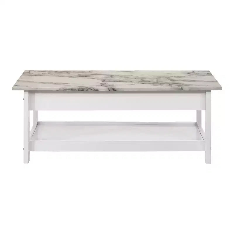Set Tavolino da caffè e Tavolino d'appoggio Minsay Transizionale con piano in finto marmo 3 pezzi - HOMES: Inside + Out