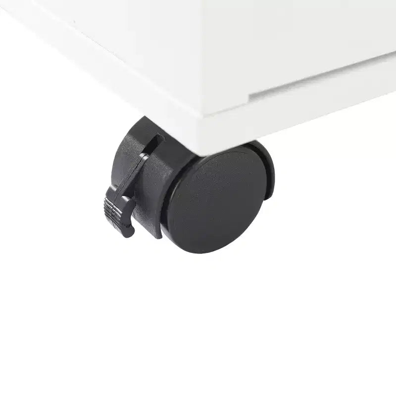 Mobiletto schedario Lavish Home a 2 cassetti con serratura e ruote