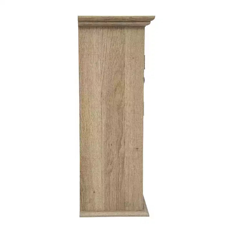 Flash Furniture Mobiletto da Bagno a Parete Dune con Chiusura Magnetica, Ripiano Regolabile e Ripiano Inferiore Aperto