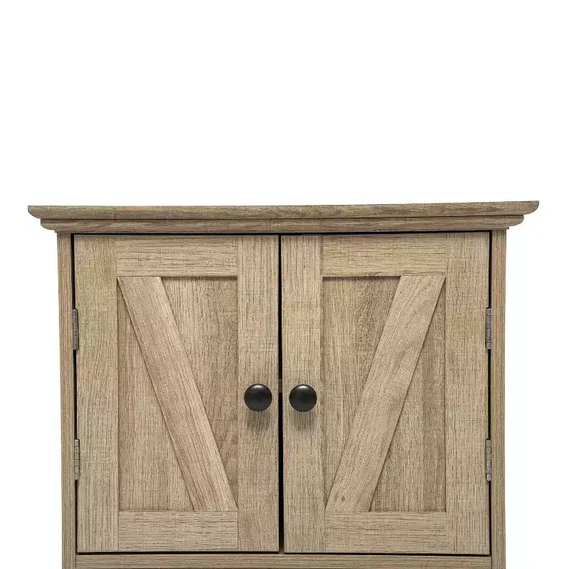 Flash Furniture Mobiletto da Bagno a Parete Dune con Chiusura Magnetica, Ripiano Regolabile e Ripiano Inferiore Aperto