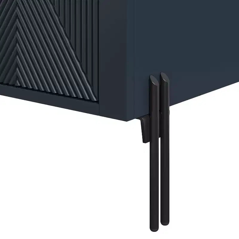Mobiletto portabottiglie da 42" con motivi testurizzati e ripiano con motivo marmorizzato - Festivo