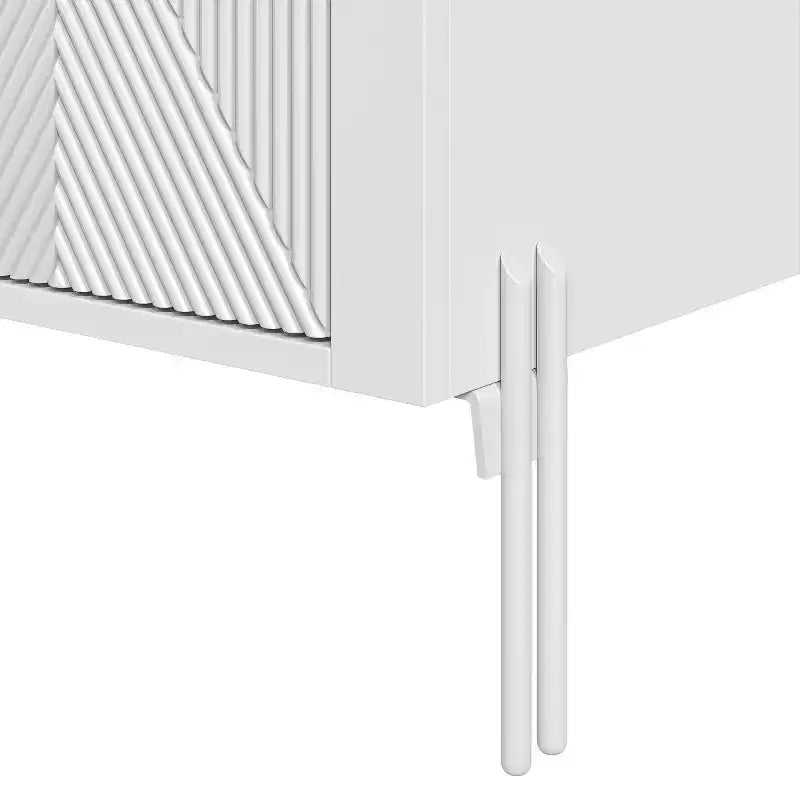 Mobiletto portabottiglie da 42" con motivi testurizzati e ripiano con motivo marmorizzato - Festivo