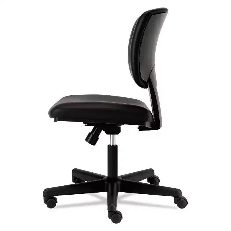 Sedia operativa in pelle HON serie Volt, supporta fino a 113 kg, altezza del sedile da 45,72 a 56,52 cm, nera