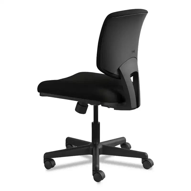 Sedia operativa in pelle HON serie Volt, supporta fino a 113 kg, altezza del sedile da 45,72 a 56,52 cm, nera